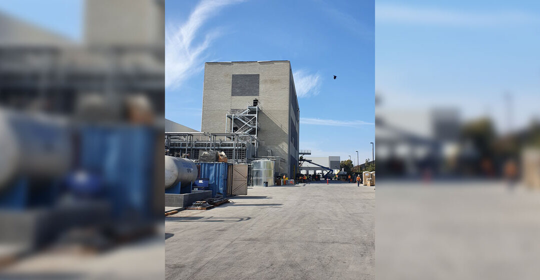 Successful commissioning of California sugar refinery