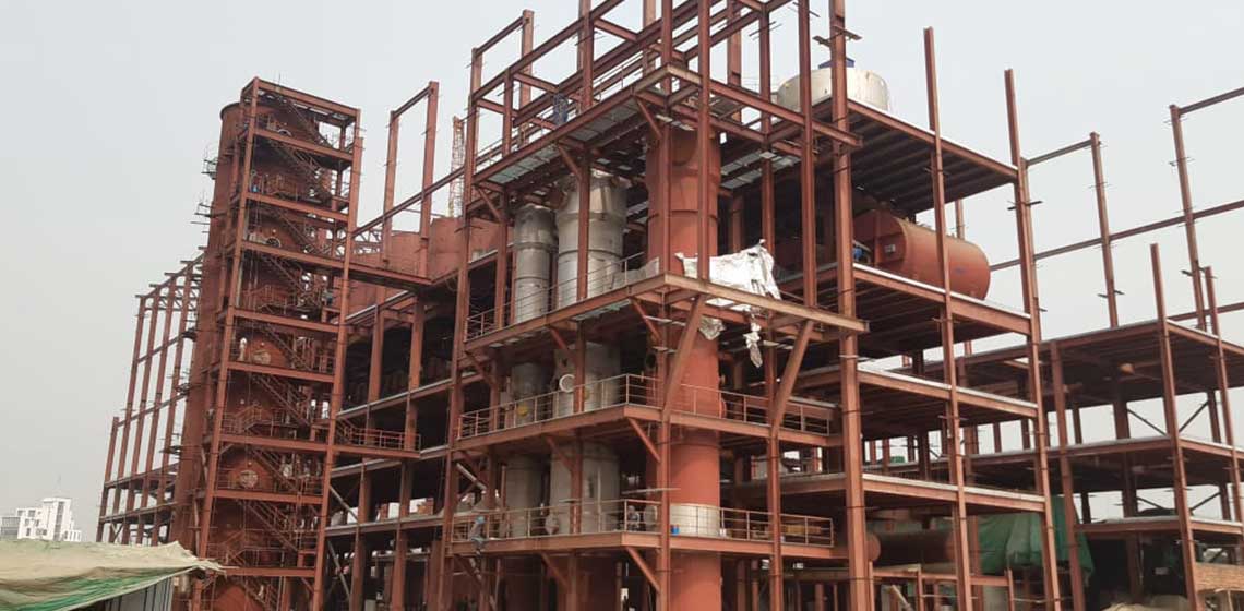 Dhaka Sugar refinery taking shape