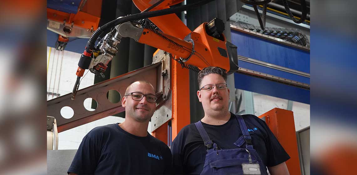 Automation in action: welding robots optimise production and make for a better work environment at BMA