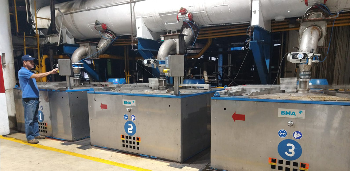 El Potrero cane sugar factory: BMA to complete the replacement of 34 centrifugals
