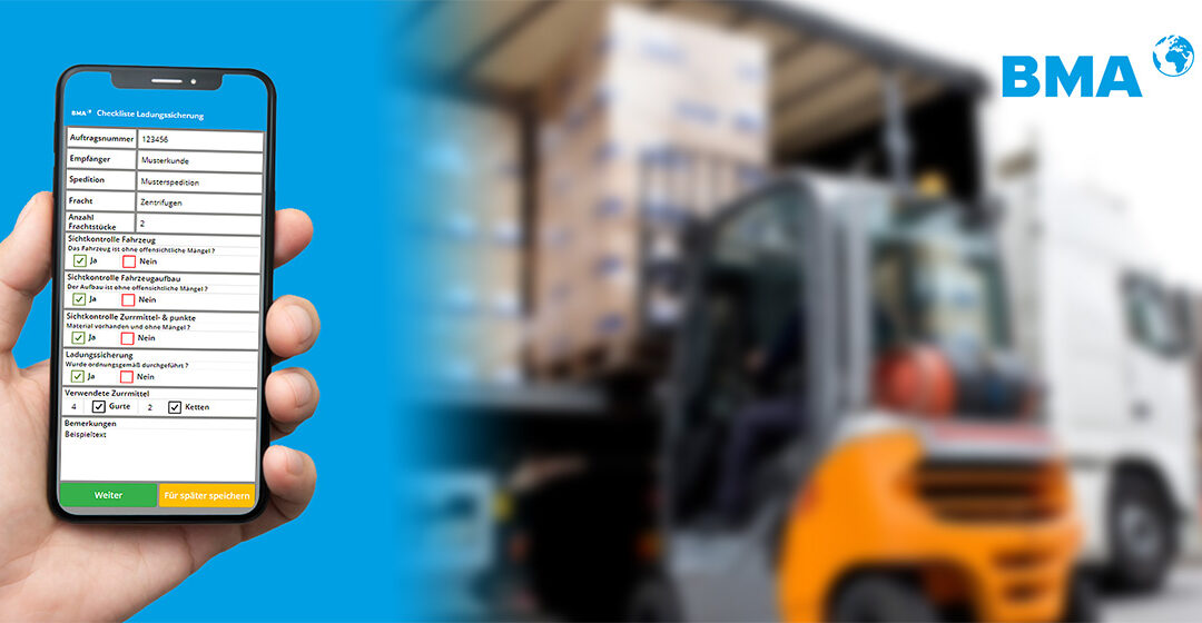 New routes in logistics at BMA: improved loading thanks to self-built app